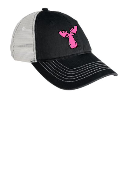 Moose Trucker Hat -Black/White - Softball