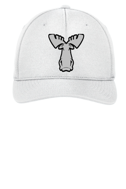 Moose Team Hat -White/Silver