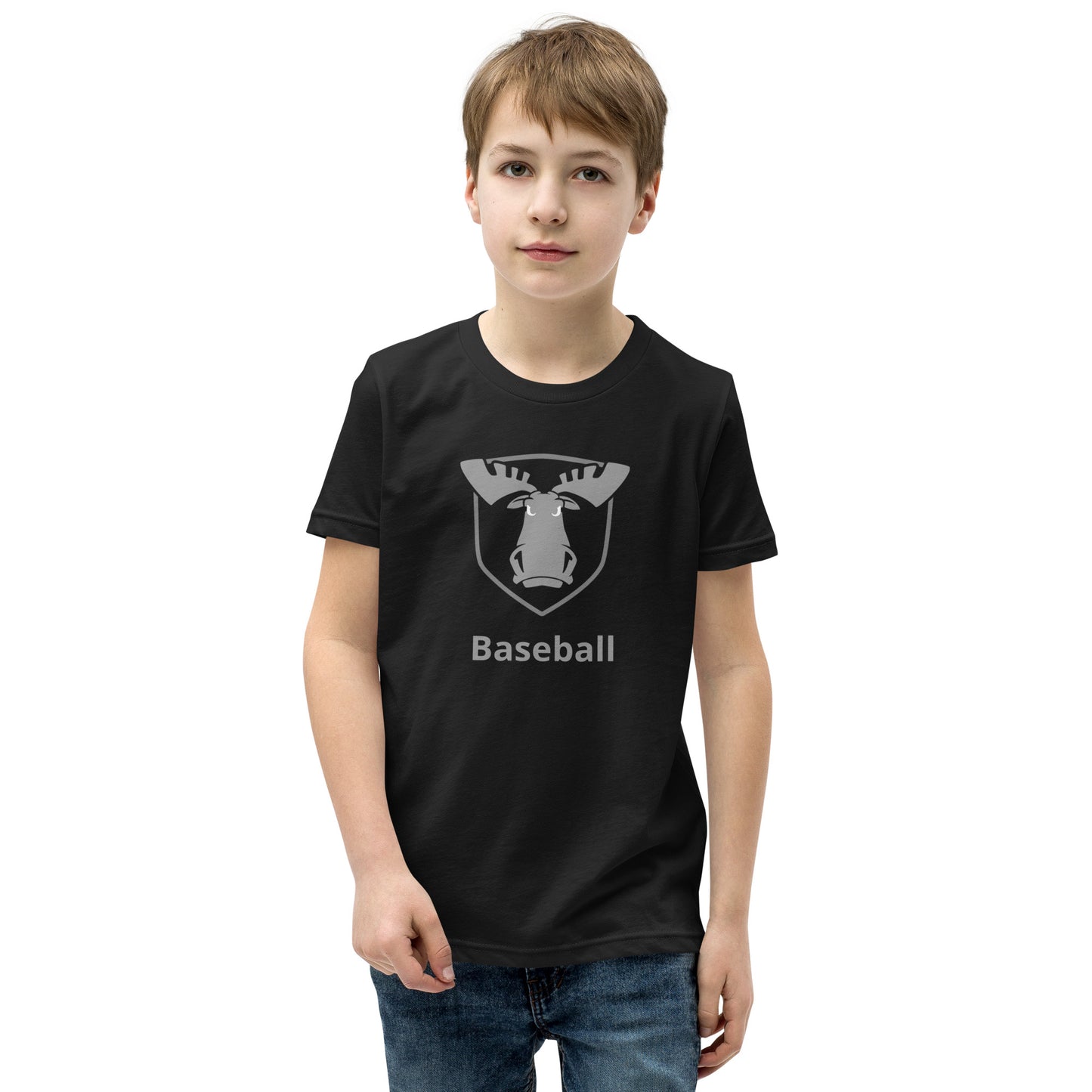 Youth Short Sleeve T-Shirt - Moose Shield Logo